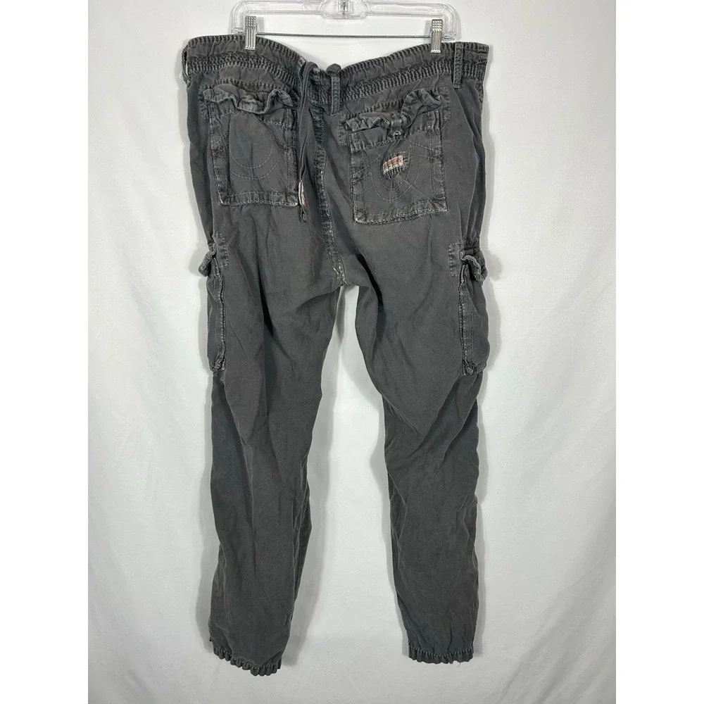 TRUE RELIGION Cargo Pants VINTAGE Cotton Outdoor Utility Grunge Y2K Mens Size 42